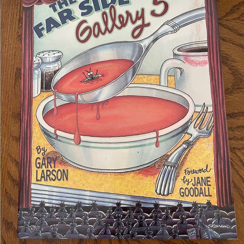 Source Unknown Red and Cream The Far Side Gallery Poster